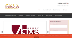 Desktop Screenshot of msfincas.com